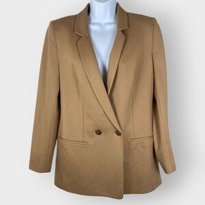 NWD | Express Blazer | M | Camel | Double Breasted Lined | Career Business